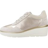 GEOX Damen Idle Wedge Sneaker Champagner / Helles Sand