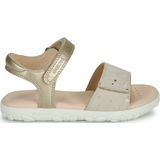 GEOX - J Sandal Haiti Girl - Sandalen - Platinum/Beige - Antibacteriële Binnenzool