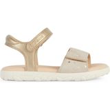 GEOX - J Sandal Haiti Girl - Sandalen - Platinum/Beige - Antibacteriële Binnenzool