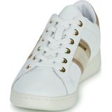Geox D Jaysen E Sneakers voor dames, wit/LT goud, 36 EU, Wit Lt Gold, 36 EU