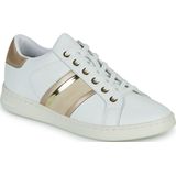 Geox - Jaysen - Sneakers - Metallic Leer en Zwart - Ademend en Comfortabel
