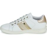 Geox - Jaysen - Sneakers - Metallic Leer en Zwart - Ademend en Comfortabel