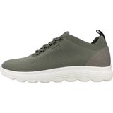 GEOX - SPHERICA - Sneakers - Donkergroen - Textiel - Lage Herensneaker