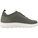GEOX - SPHERICA - Sneakers - Donkergroen - Textiel - Lage Herensneaker