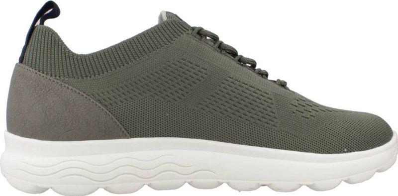 GEOX - SPHERICA - Sneakers - Donkergroen - Textiel - Lage Herensneaker