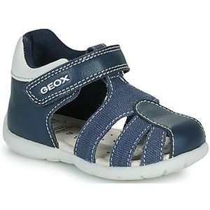 Sneakers met klittenband Elthan, eerste stappen GEOX. Polyurethaan materiaal. Maten 25. Blauw kleur