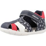 GEOX - Elthan - Sandalen - Marineblauw/Rood - Polyurethaan