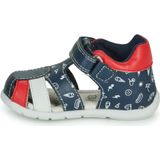GEOX - Elthan - Sandalen - Marineblauw/Rood - Polyurethaan