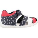 GEOX - Elthan - Sandalen - Marineblauw/Rood - Polyurethaan
