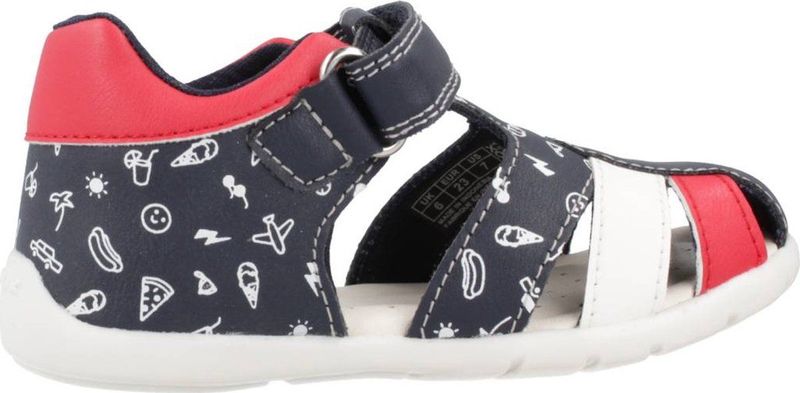 GEOX - Elthan - Sandalen - Marineblauw/Rood - Polyurethaan