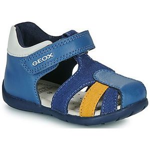 Gesloten sandalen Elthan, eerste stappen GEOX. Polyurethaan materiaal. Maten 21. Blauw kleur