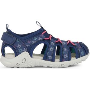 Geox J Whinberry G Sandalen voor meisjes, Navy Fuchsia, 24 EU