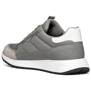 Geox - Molveno - Sneakers - Grijs - Polyurethaan, Polyester, Suède