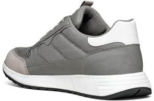 Geox - Molveno - Sneakers - Grijs - Polyurethaan, Polyester, Suède