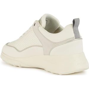 Geox D ALLENIEE B Sneakers voor dames, Optic White/White, 35 EU, Optic White White, 35 EU