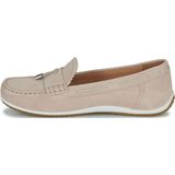 Geox - D Vega Moc A - Loafers - Lt Taupe - Leer