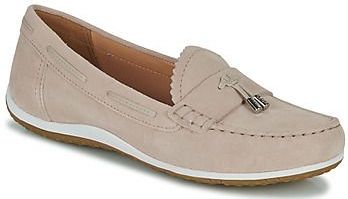 Geox - D Vega Moc A - Loafers - Lt Taupe - Leer