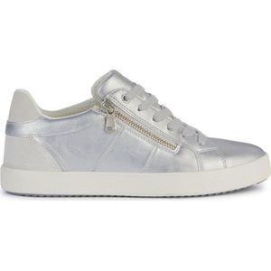 Geox D BLOMIEE E Sneakers voor dames, zilver/off WHT, 36 EU, Silver Off Wht, 36 EU