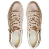 GEOX - BLOMIEE - Sneakers - Lichtgoud/Lichtbeige - Lederlook/Suède