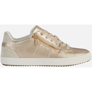 Geox - Blomiee - Damestrainers - Zwart - Leer