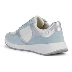 Geox D BULMYA B Sneakers voor dames, LT Blue/White, 37 EU, Lt Blauw Wit, 37 EU
