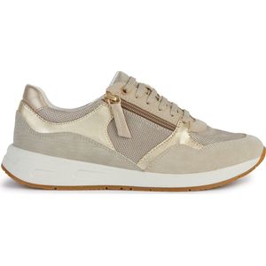 Geox D Bulmya B Sneakers voor meisjes, Lt Taupe, 40 EU