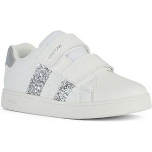 Ademende sneakers met klittenband Eclyper GEOX. Polyurethaan materiaal. Maten 35. Wit kleur