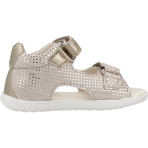 Geox Baby meisje B Macchia Gir sandaal, beige-goud, 18 EU