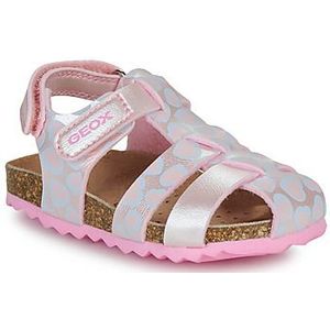 Geox Baby meisje B Chalki Girl sandaal, roze, 20 EU