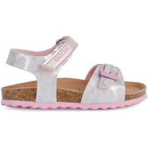 Geox Baby meisje B Chalki Girl sandaal, roze, 22 EU