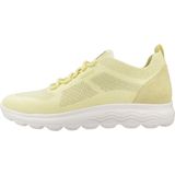 Geox - D Spherica A - Sneakers - Lichtgeel - Ademend Vermogen