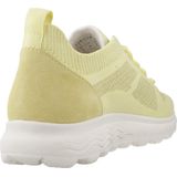 Geox - D Spherica A - Sneakers - Lichtgeel - Ademend Vermogen