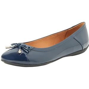 Geox D Charlene C Ballet Flat voor dames, Navy Blauw