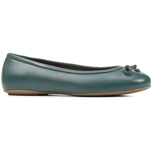 Geox Dames D Palmaria B Ballet Flat, donkergroen, 35 EU