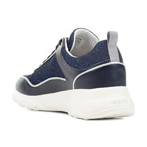 Geox D ALLENIEE B Sneakers voor dames, marineblauw, 41 EU, Donkerblauw, 41 EU