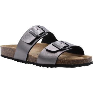 Geox, Schoenen, Dames, Grijs, 37 EU, Stijlvolle Zomer Slippers