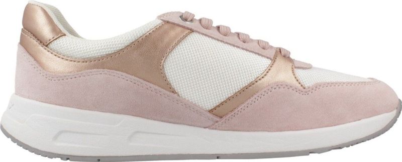 GEOX - D BULMYA - Sportschoenen - Roze - Leer en Textiel