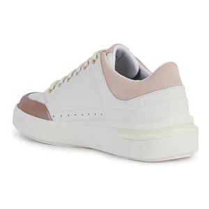 Geox D DALYLA A Sneakers voor dames, wit/LT Rose, 42 EU, Witte Lt Rose, 42 EU