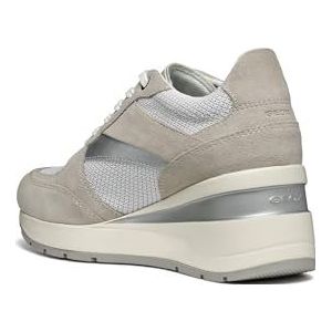 Geox Zosma Sneakers Wit,Grijs EU 39 Vrouw