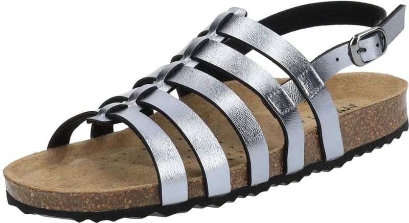 GEOX - Sandaal - Zilver - Verstelbare Riemen - Open Toe