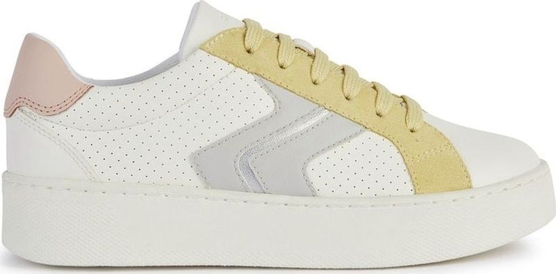 Geox - D45QXA 05422 - Sneakers - Wit - Polyurethaan/Suède