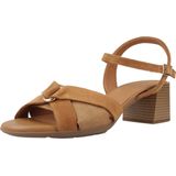 Geox Dames D New MarYKARMEN B Heeled Sandal, Cognac, 37 EU, cognac, 37 EU