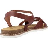 Geox D45u5a00043 Leuca Sandalen Bruin Vrouw