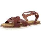 Geox D45u5a00043 Leuca Sandalen Bruin Vrouw