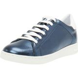 Geox - D Jaysen B - Vrouwentrainers - Dark Jeans/Optic White - Leer