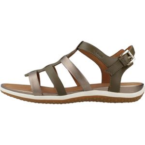 Leren sandalen Vega GEOX. Polyurethaan materiaal. Maten 39. Groen kleur