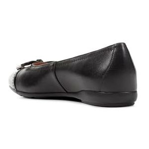 Geox Dames D ANNYTAH D Ballet Flat, Zwart, 36 EU, zwart, 36 EU