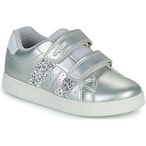 Geox J Eclyper Girl A Sneakers voor meisjes, zilver, 36 EU