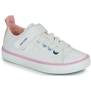 Geox J Gisli Girl A Sneakers voor meisjes, wit, 35 EU