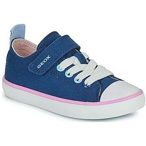 Geox J Gisli Girl A Sneakers voor meisjes, Donkerblauw, 34 EU
